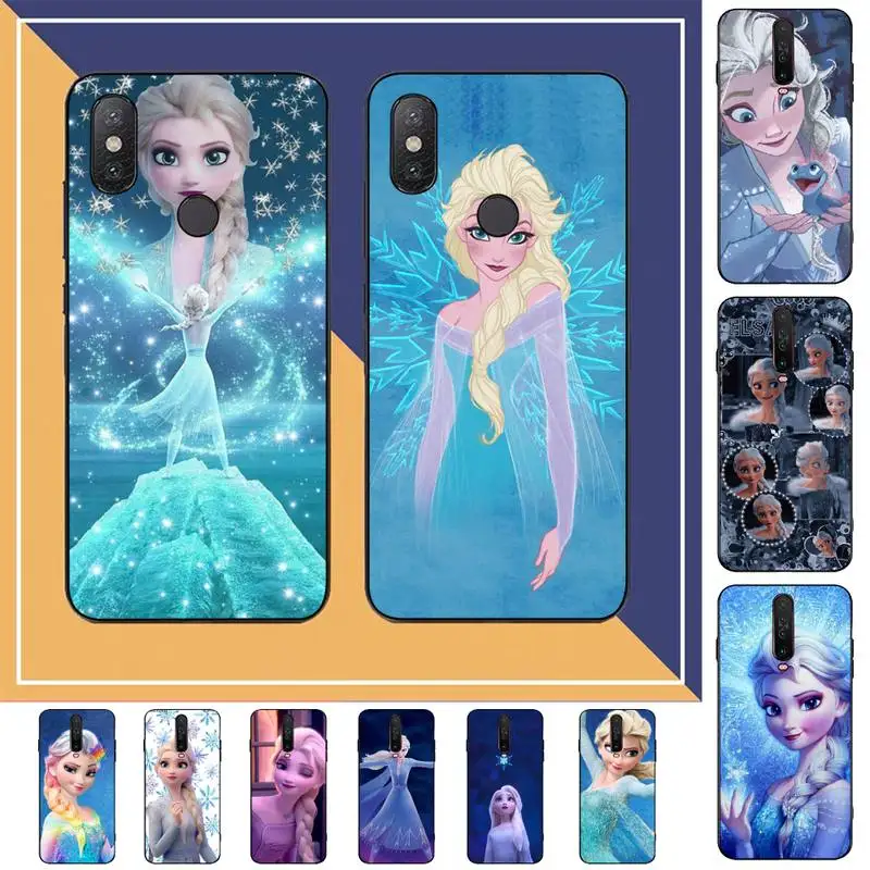 

Princess Frozen Elsa Phone Case for Redmi Note 8 7 9 4 6 pro max T X 5A 3 10 lite pro