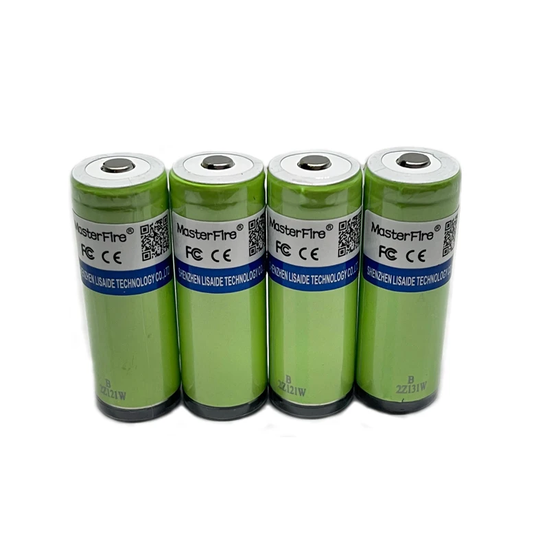 

MasterFire Original 18500 2040mAh NCR18500A 3.6V Battery Cell Rechargeable Lithium Medical Devices Protected Batteries With PCB