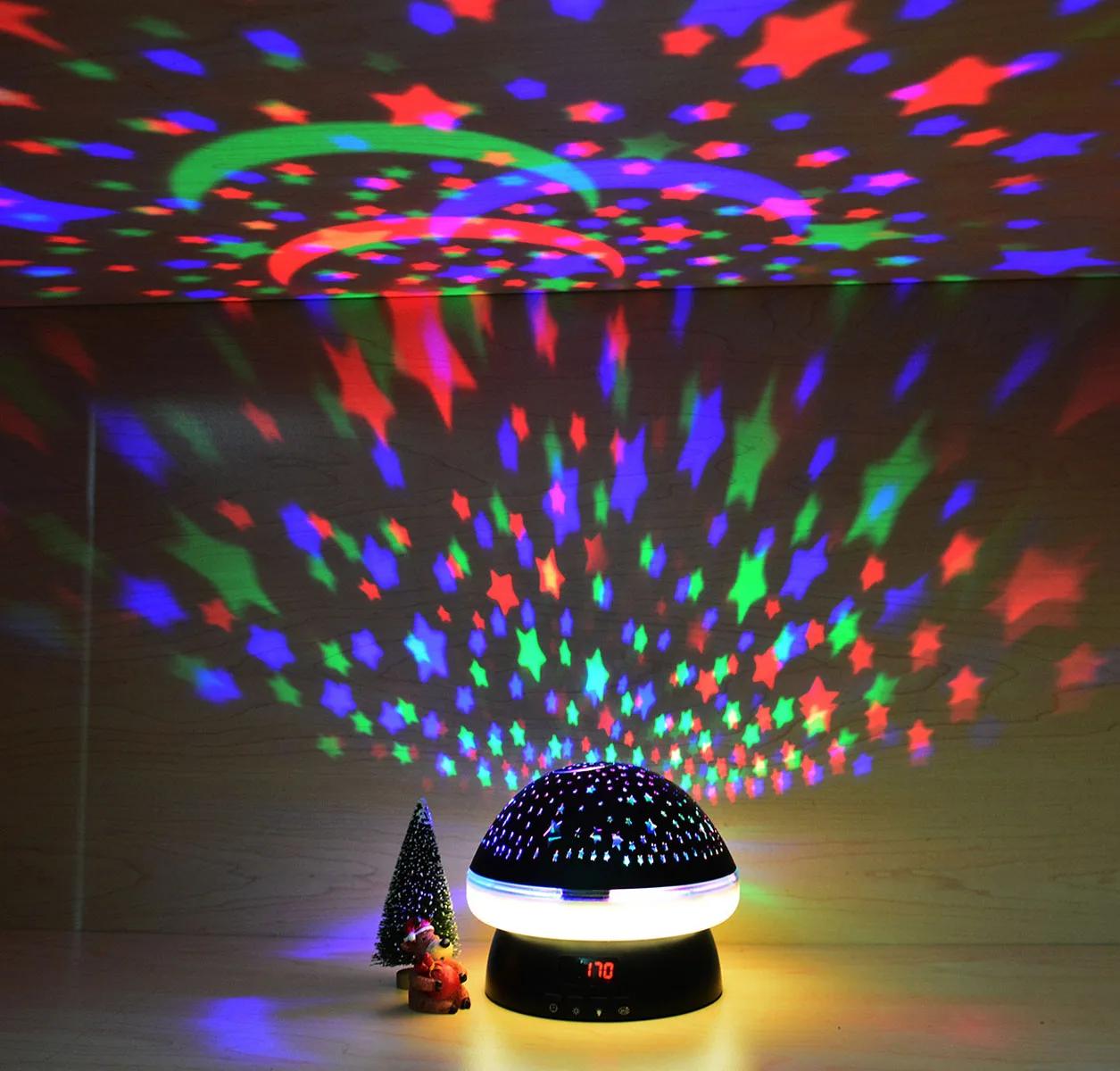

Creative Star Projector Light Remote Control Rotating Mushroom Projection Lamp Rotary Projection Night Lamp Bedroom Light Decor