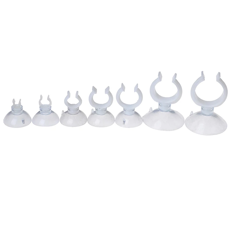 10 шт. держатели на присоске для аквариумных рыб шланговый насос воздушной трубки