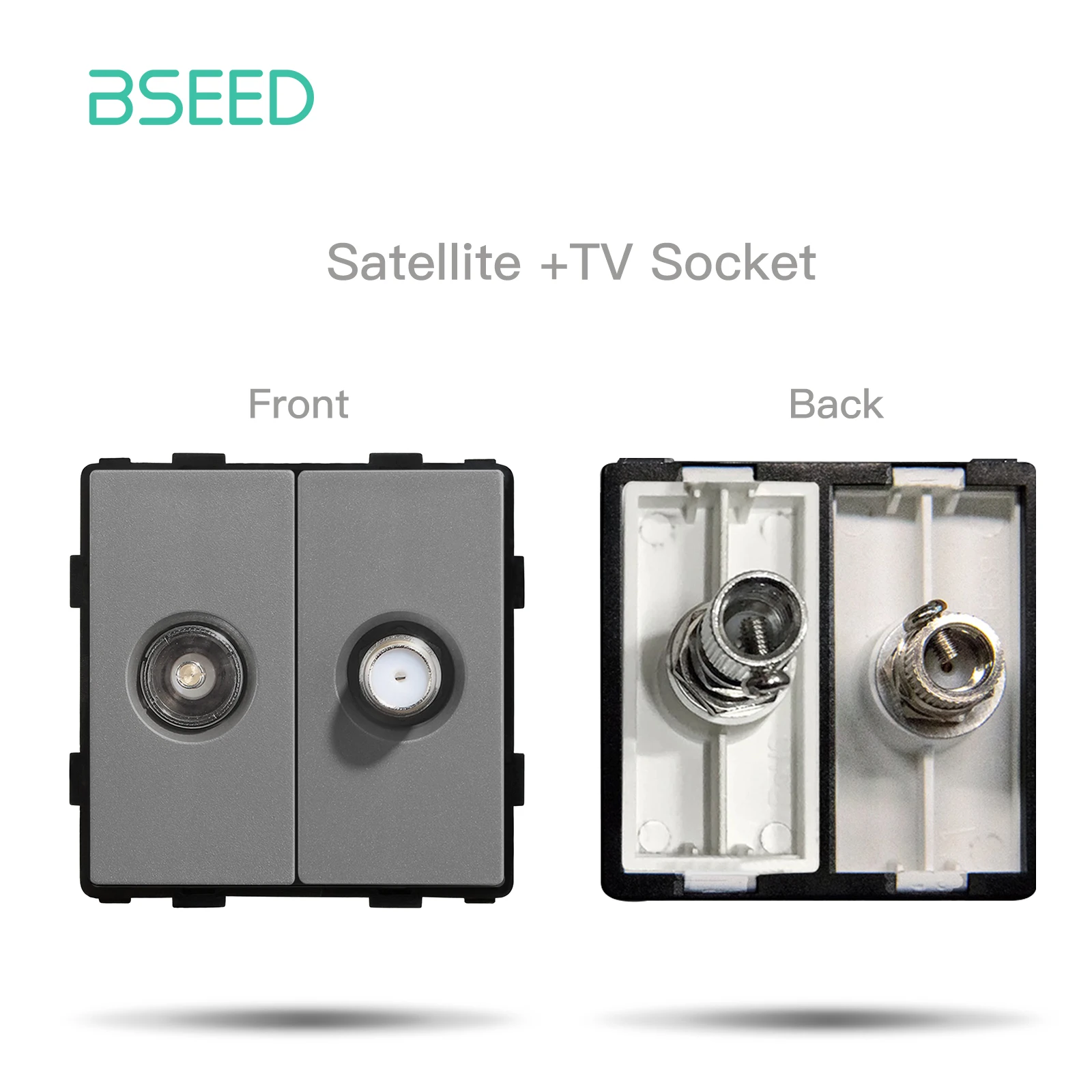 BSEED Настенная панель переключателя с розеткой USB