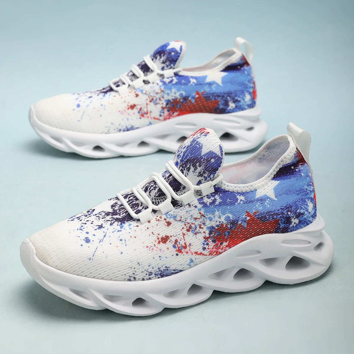 Женская Повседневная Спортивная Обувь Лето 2024 Вулканизированная На Шнуровке