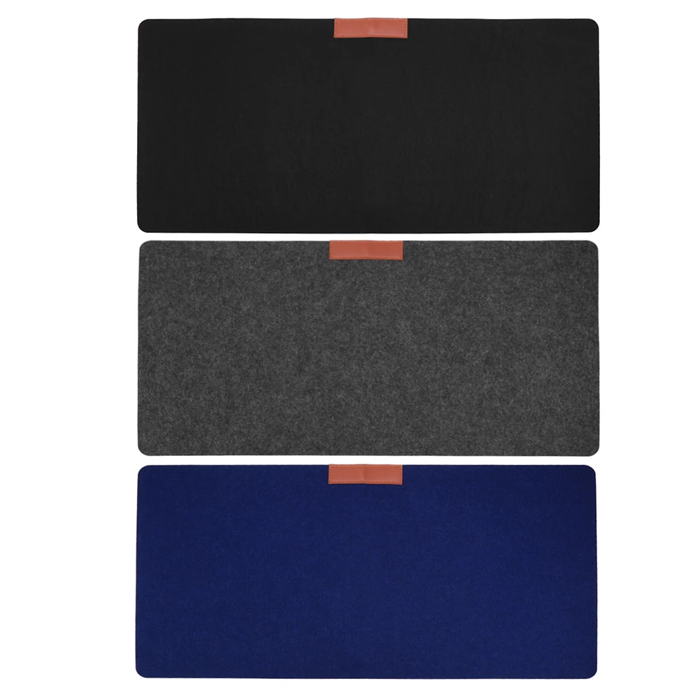 

Simple Office Computer Desk Mat Table Keyboard Felt Laptop Cushion Desk Gamer Mousepad Computer Game Playing Pad