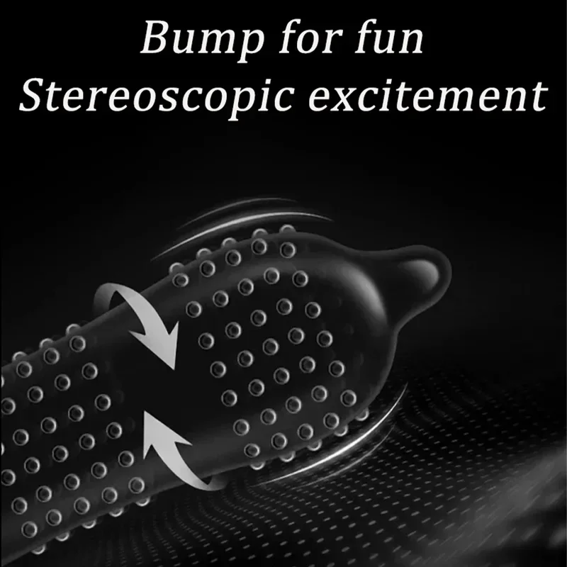 Презервативы с 5D точками ребристые латексные ультратонкие презервативы точкой G