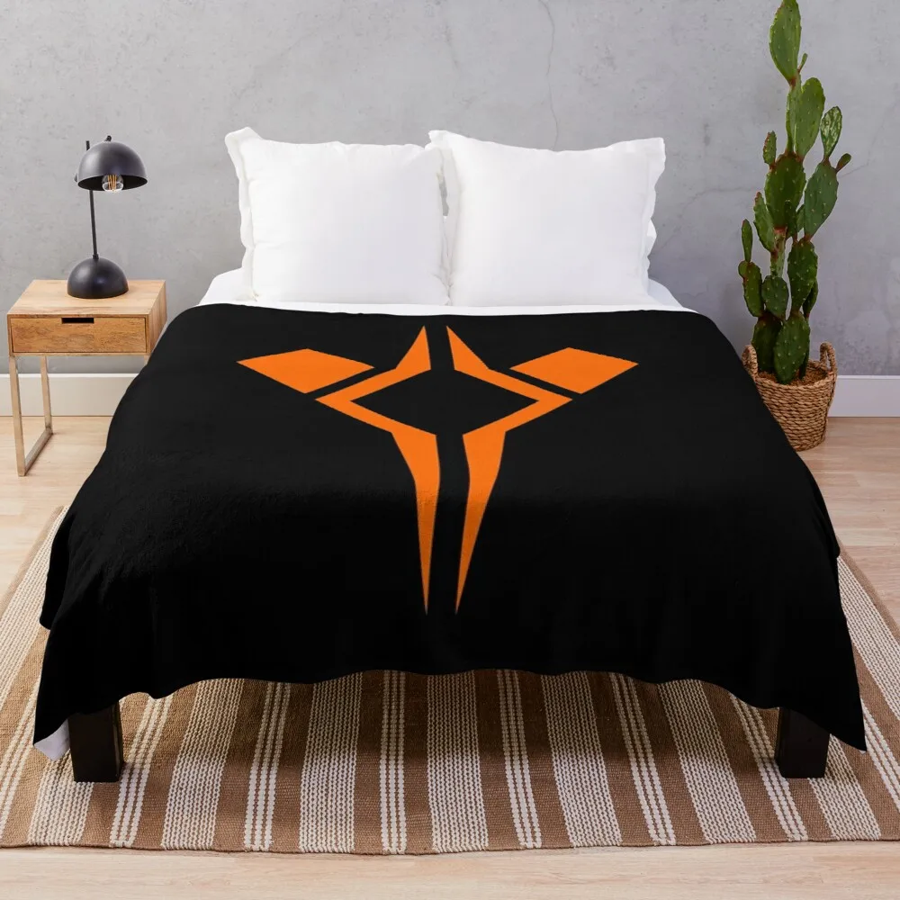 

Ahsoka Emblem Throw Blanket Blankets For Baby Kawaii Blanket Vintage Blanket