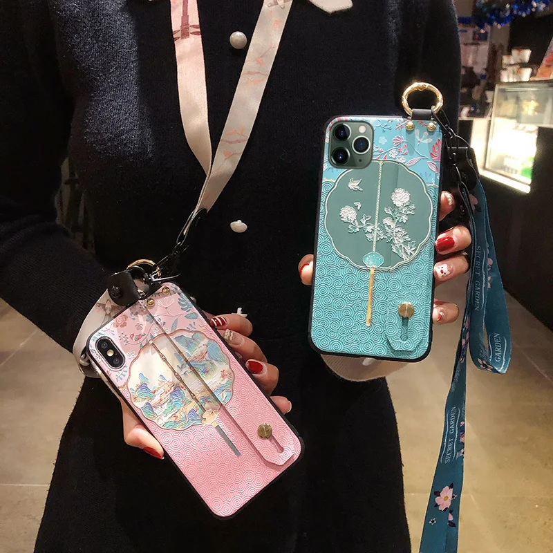 Чехол со стразами и ремешком для Samsung Galaxy 8 S9 S10 S20 Plus Ultra A30s A50 A51 A50s A70 A71 A70s Note10 |