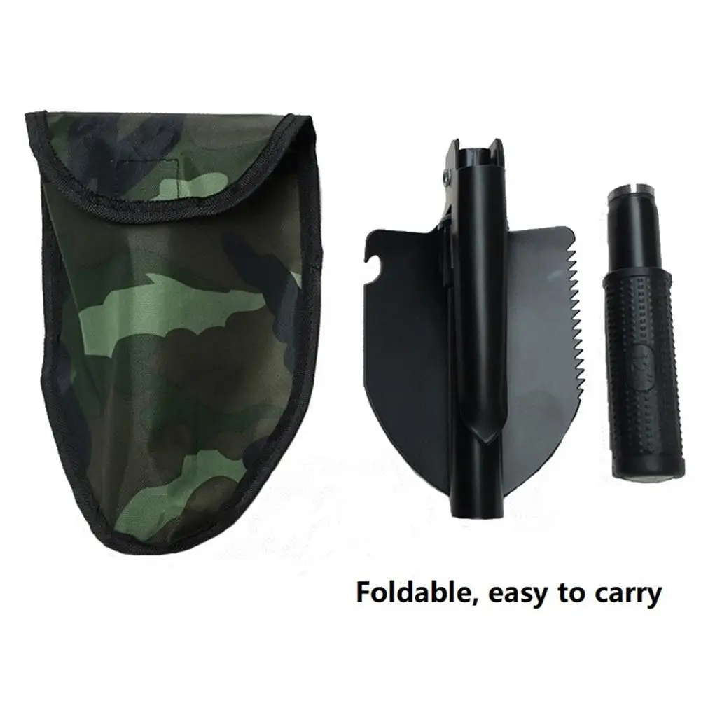 

Садовый инструмент, портативная складная лопата, многофункциональная лопатка из нержавеющей стали, лопатка для выживания, инструмент для к...