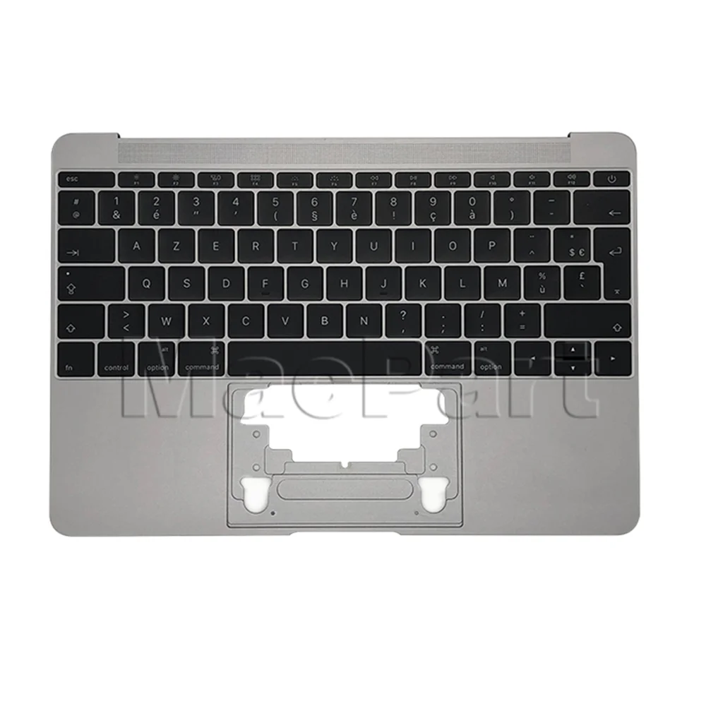 Серый чехол Topcase Для Macbook 12 дюймов A1534 с клавиатурой США Великобритания немецкий