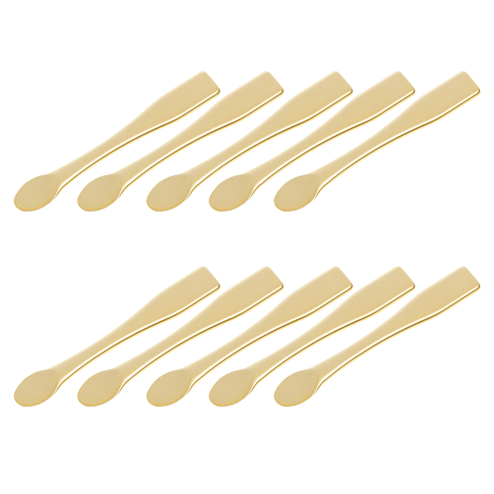 

Spatula Spoon Creammakeup Mini Scoop Spoons Facial Beauty Gold Spatulas Face Cosmeticseye Scoops Applicatormetal Mixing Scooper