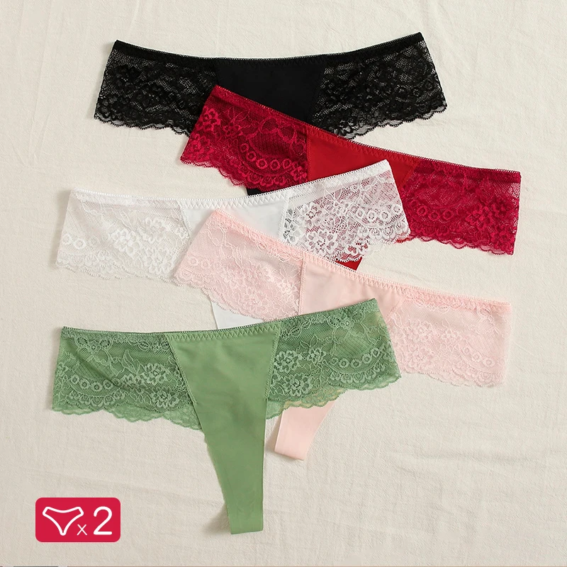 

Women Lace Panties Seamless Silk Thongs Lace Embroidery G-String T-Back Briefs Underwear Ladies Panties Sexy Lingerie tanga