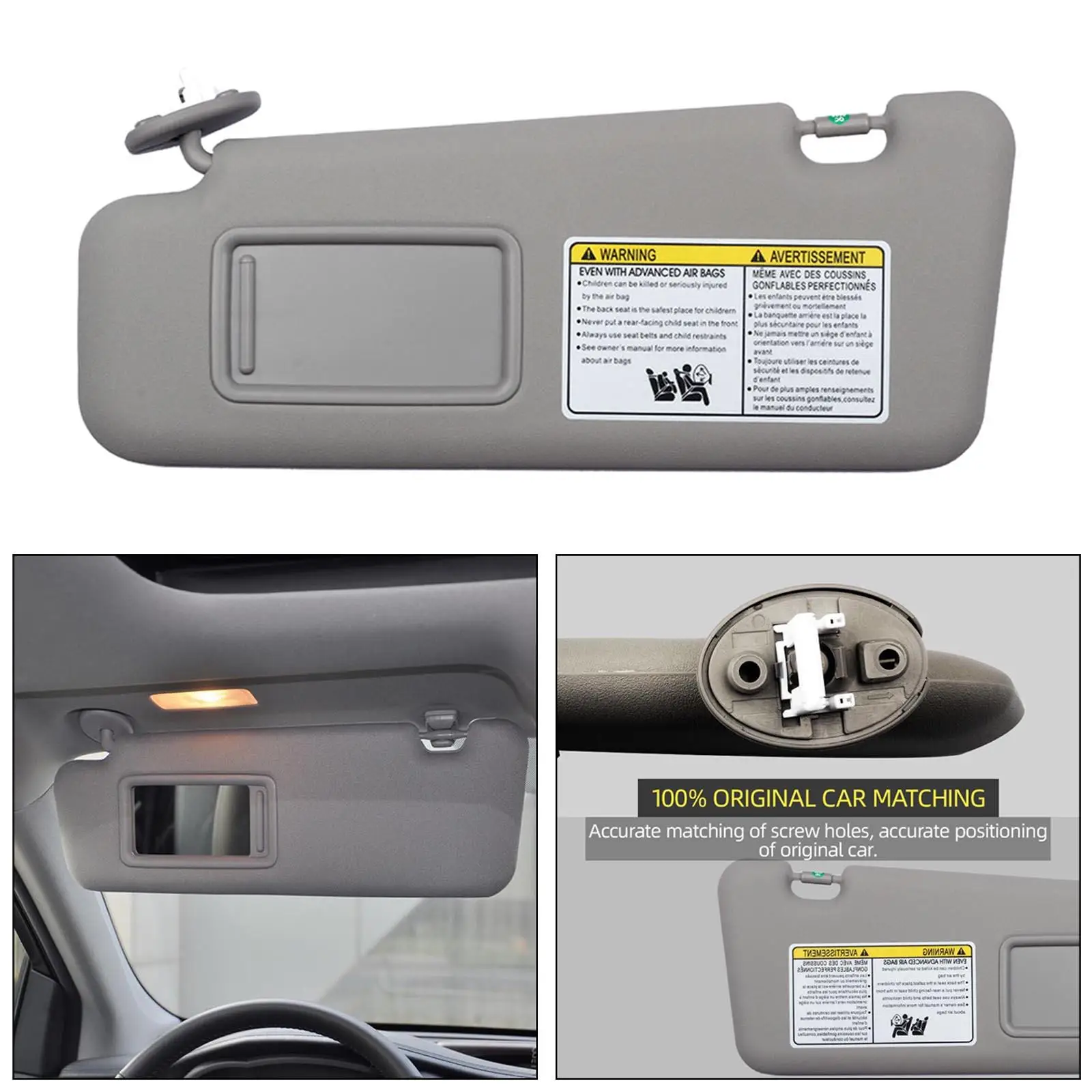 

Car Sun Visor Without Sunroof For Highlander 2008 2013 74320-48500-B0