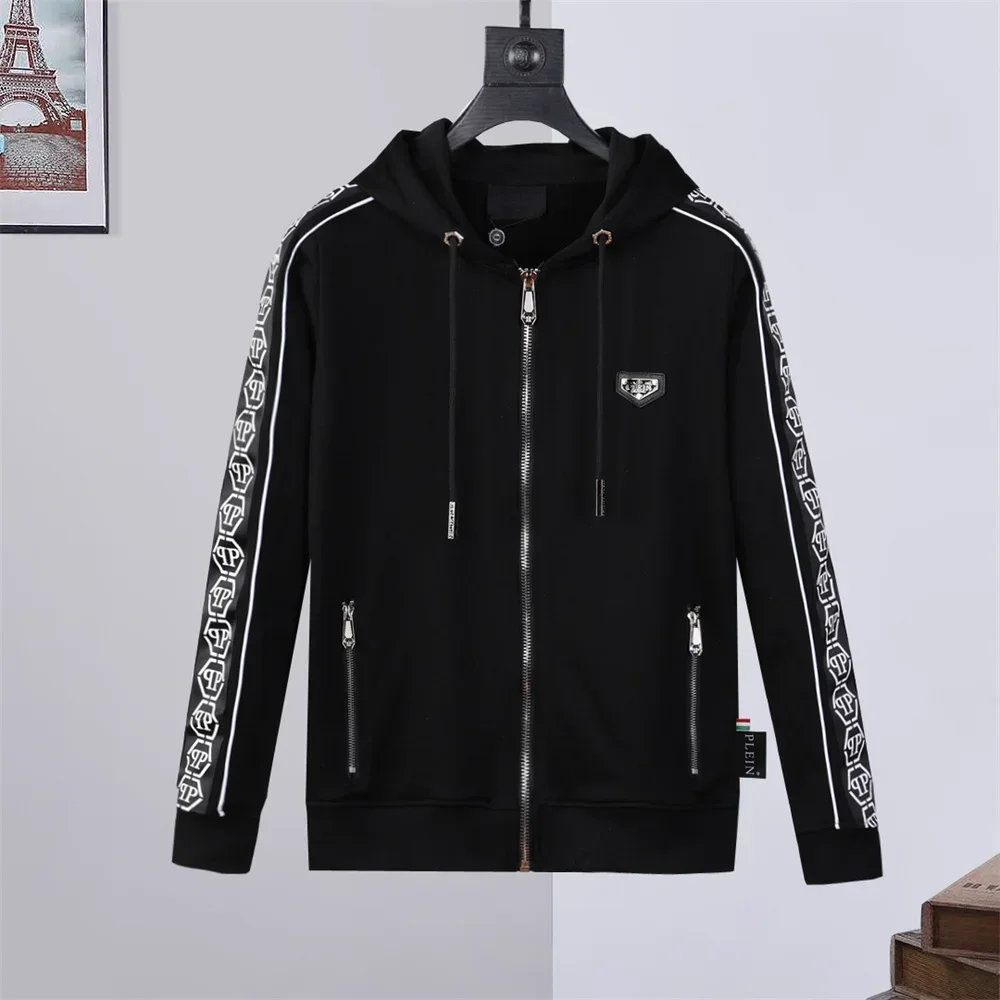 

Metal Letter Plein Top Brand Diamond Sweater Men's Skull PP Jackets Sweatershirts Pullover Cotton Winter Jogger Clothes M-3XL