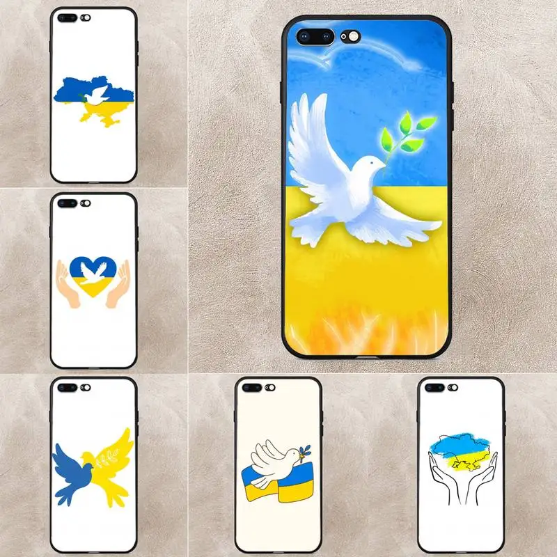 

New Ukraine Flag Pattern Print Phone Case For Huawei Y5 Y62019 Y52018 Y92019 Luxury Funda Case For 9prime2019