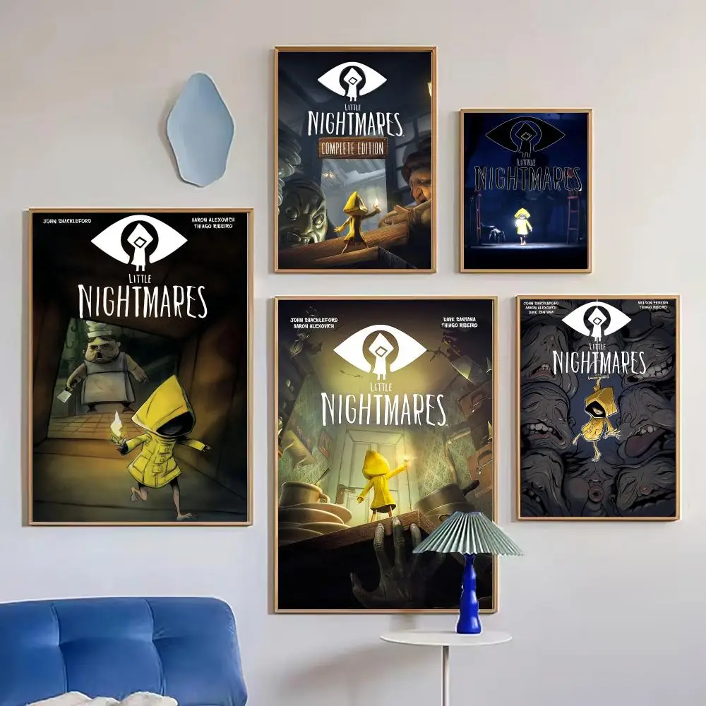 Фото Декоративные картины Game L-LittleS N-Nightmares, каллиграфия, настенные наклейки для украшения гостиной, бара, комнаты №3