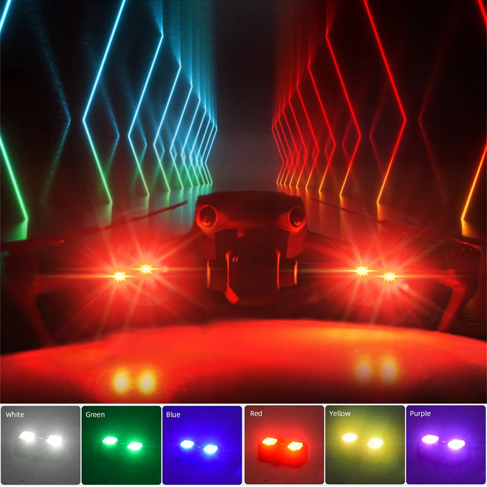 

Заряжаемая лампа-стробоскоп для дрона, ночной Летающий светильник для DJI Mavic 3 Air 2 S/Mini/2 Spark Zoom FPV Fimi X8 SE 2020/2022 Husban