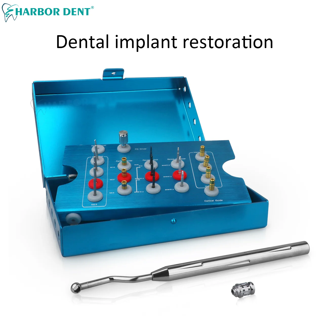 Набор для удаления поврежденных винтов и стоматологических имплантов