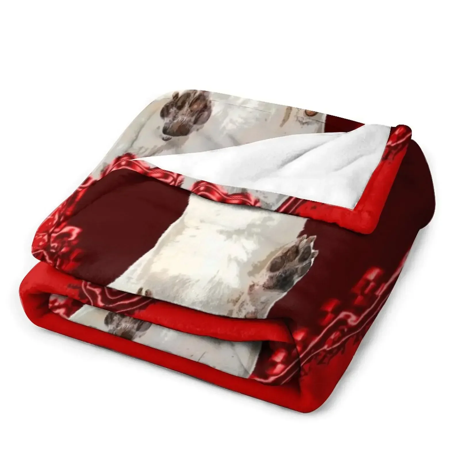 Одеяло CHIHUAHUA ST VALENTIN DOG роскошное одеяло мягкие туристические клетчатые одеяла