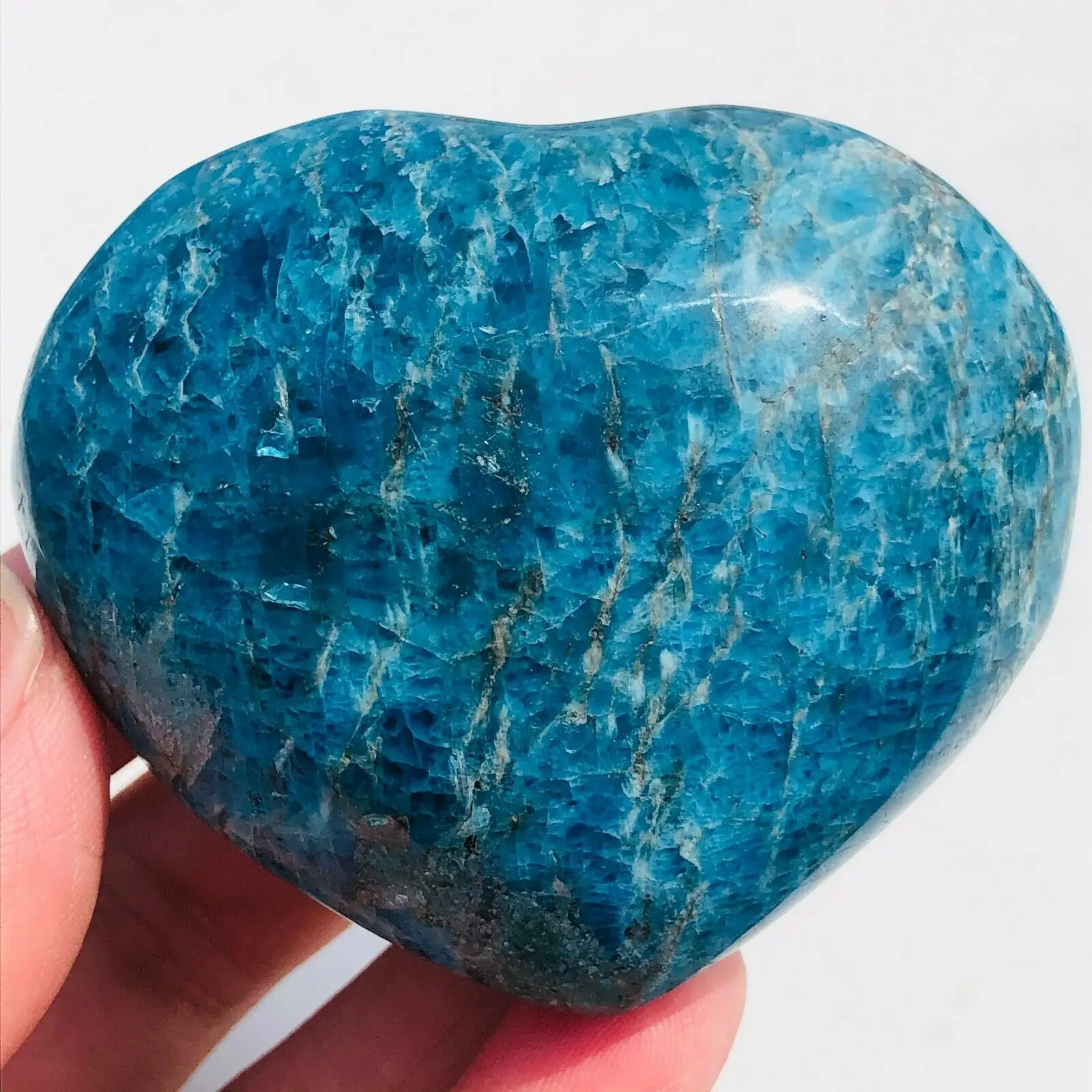 

NATURAL BLUE APATITE STONE SPHERE CRYSTAL REIKI HEALING BALL FURNISHING ARTICLES RAW ORE SPECIMENS ALLEVIATE FATIGUE STONE