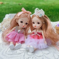 new 16cm clothes shoes princess doll set 112 cute pout bjd doll 13 joint activities fashion diy girls boys birthday gift toys