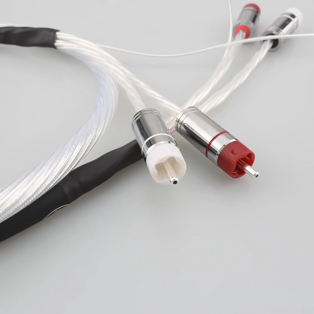 HI-END Nordost Odin 2 посеребренный телефонный кабель RCA тонарма с заземляющим проводом |