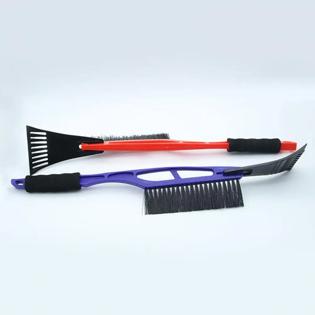 

Portable Great 2 in 1 Windshield Snow Frost Ice Scraper Brush Plastic Window Ice Remover Detachable for Outdoor