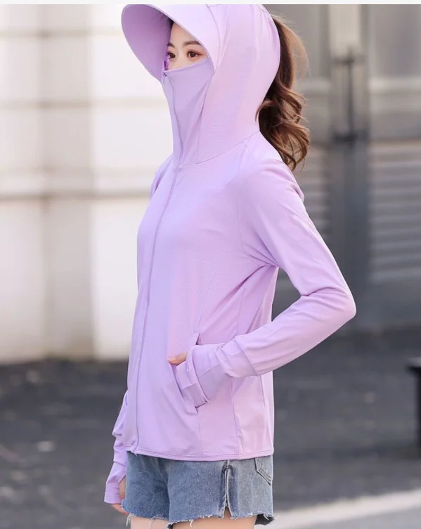 

Новинка 2023, летняя Солнцезащитная одежда из вискозы, женская тонкая дышащая Солнцезащитная одежда с защитой от ультрафиолета, куртка с длинными рукавами