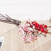 4pcs of 58cm plum blossom artificial flowers chinese style floral artist mothers day new year home decor new house moving gift