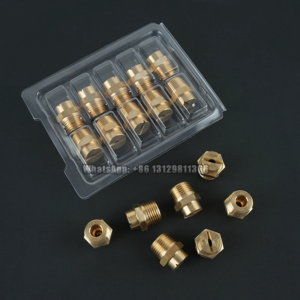 Латунная форсунка для асфальтового плоского вентилятора плоская распыления