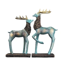 european elk furnishing luxury creative home decor holiday gifts resin handicraft furnishing a high quality source of goods
