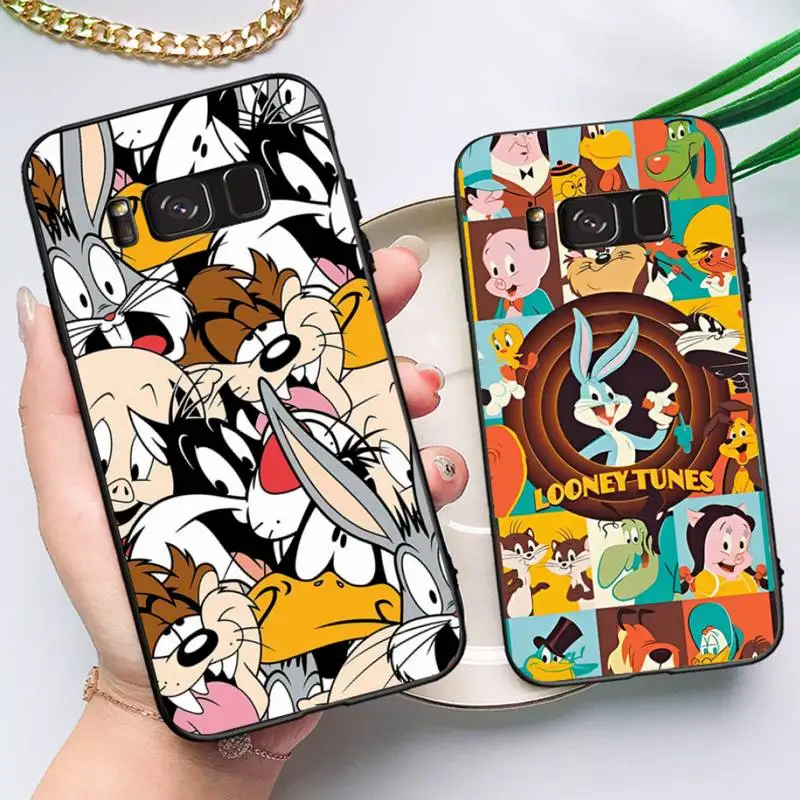 

Funny Cute Rabbit Wolf dog Cartoon Phone Case for Samsung Note 5 7 8 9 10 20 pro plus lite ultra A21 12 72