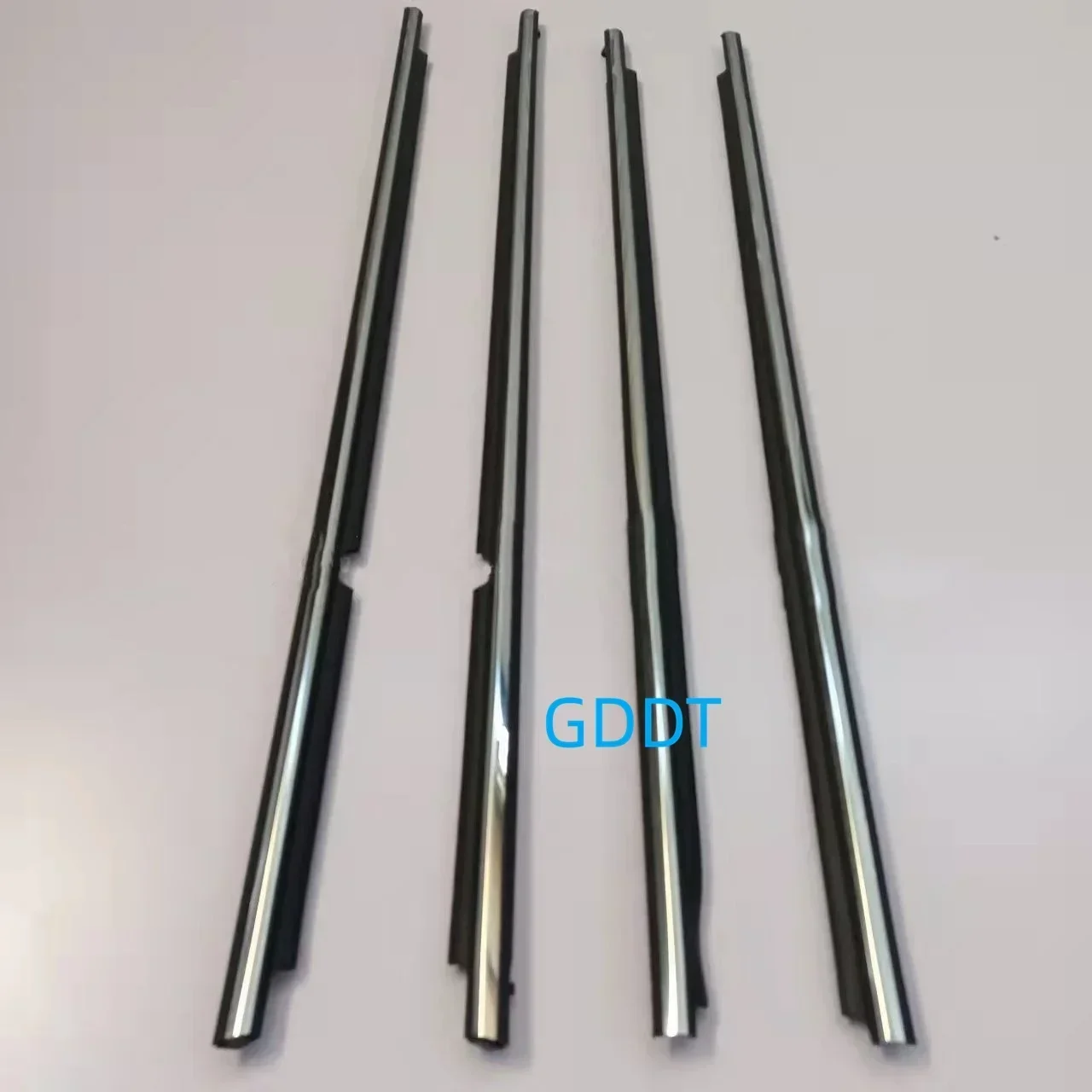 

4 шт. хромированная или черная оконная резина снаружи для Toyota Highlander 2008-2014, защитное уплотнение для стекла, внешний ламинат