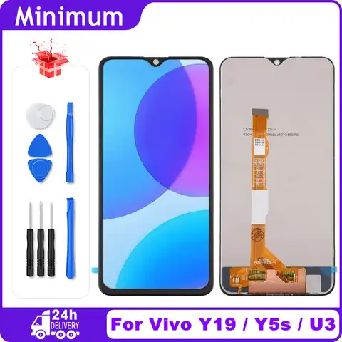 ЖК-дисплей 6,53 дюйма для Vivo Y19 1915, детали для замены для Vivo Y5s 2019 / U3