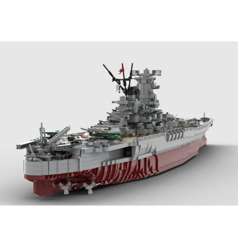 Фото MOC-37260 Новая модель океанского тяжелого люксового яхт-корабля из строительных блоков, 8717 деталей, подарок для мальчиков на день рождения и Рождество №4