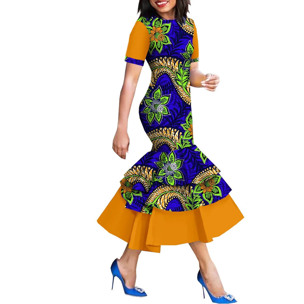 Африканские платья для женщин базин богатый халат Свадебная вечеринка новейшая