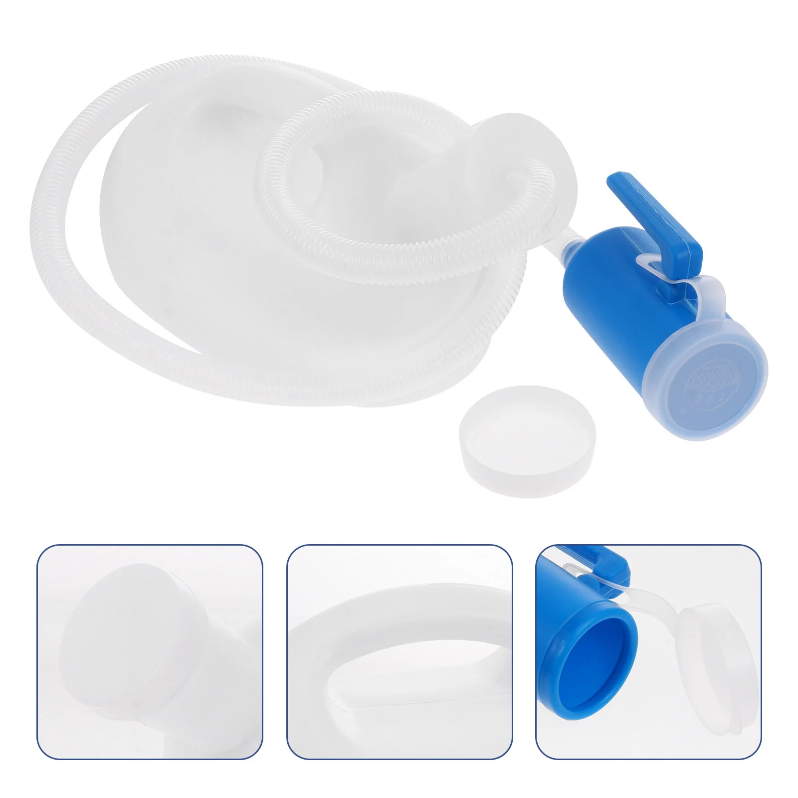 

Kids Car Catheter Elderly Pee Bottle Funnel Plastic Urinal Men White Portable Urinary Pot Man