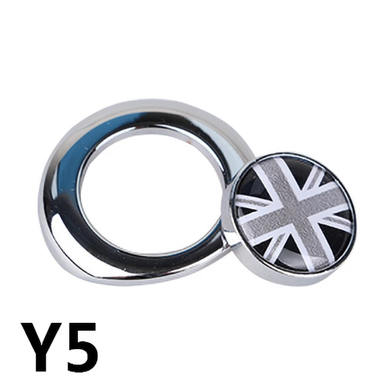 

Автомобильные наклейки на кнопку One Start Stop для Mini Cooper R55 R56 R57 R58 R59 R60 R61, декоративный чехол для переключателя двигателя, автомобильные аксессуары