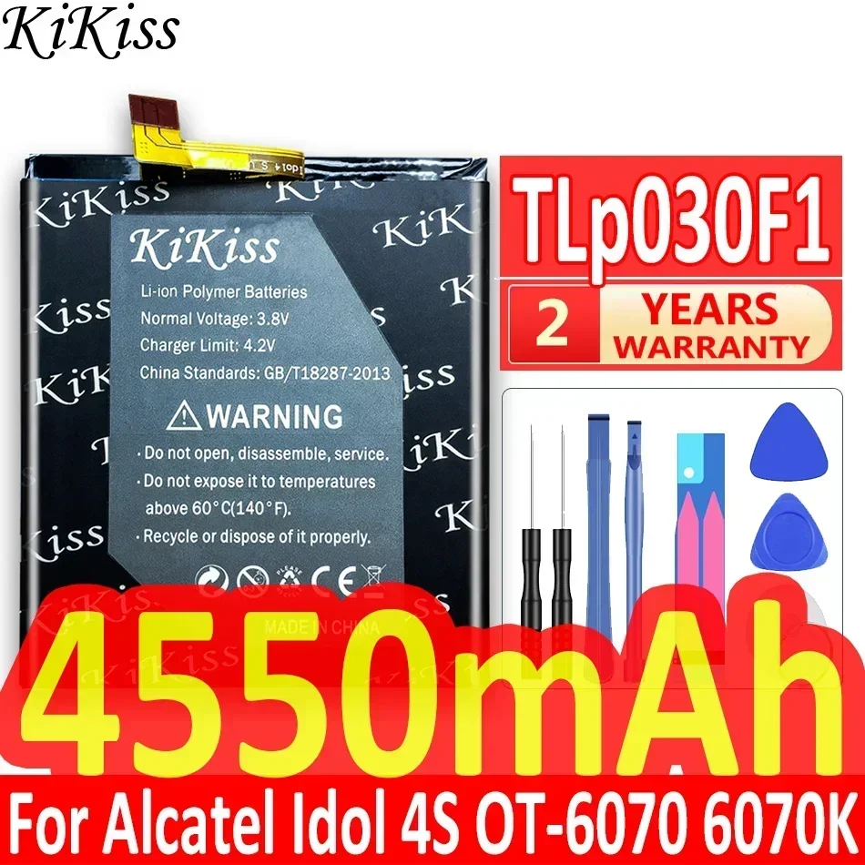 Аккумулятор KiKiss 4550 мАч большой мощности для Alcatel One Touch Idol 4S OT-6070 OT-6070K OT-6070O OT-6070Y