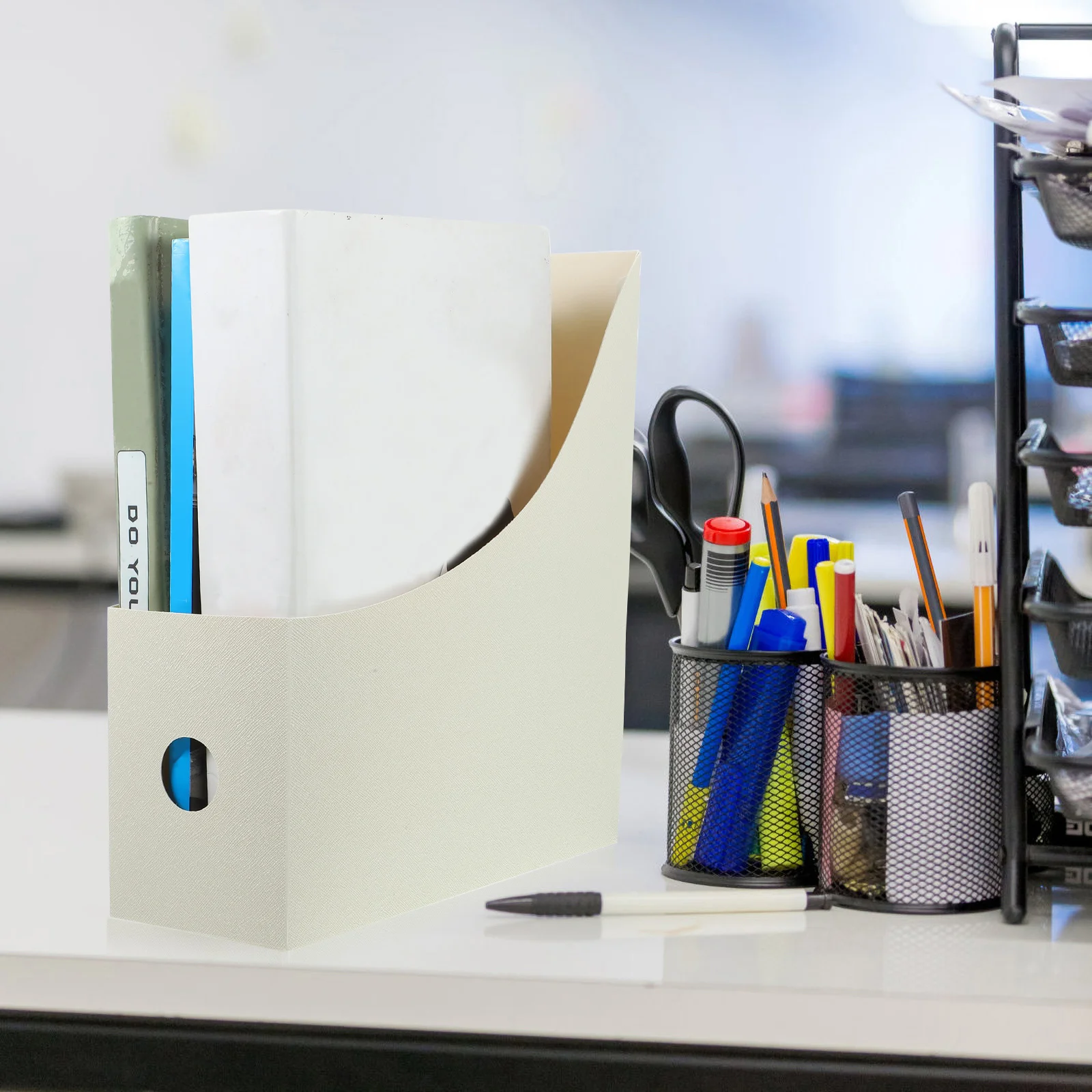 Настольная стойка для файлов органайзер учебы ящики хранения журналов папки