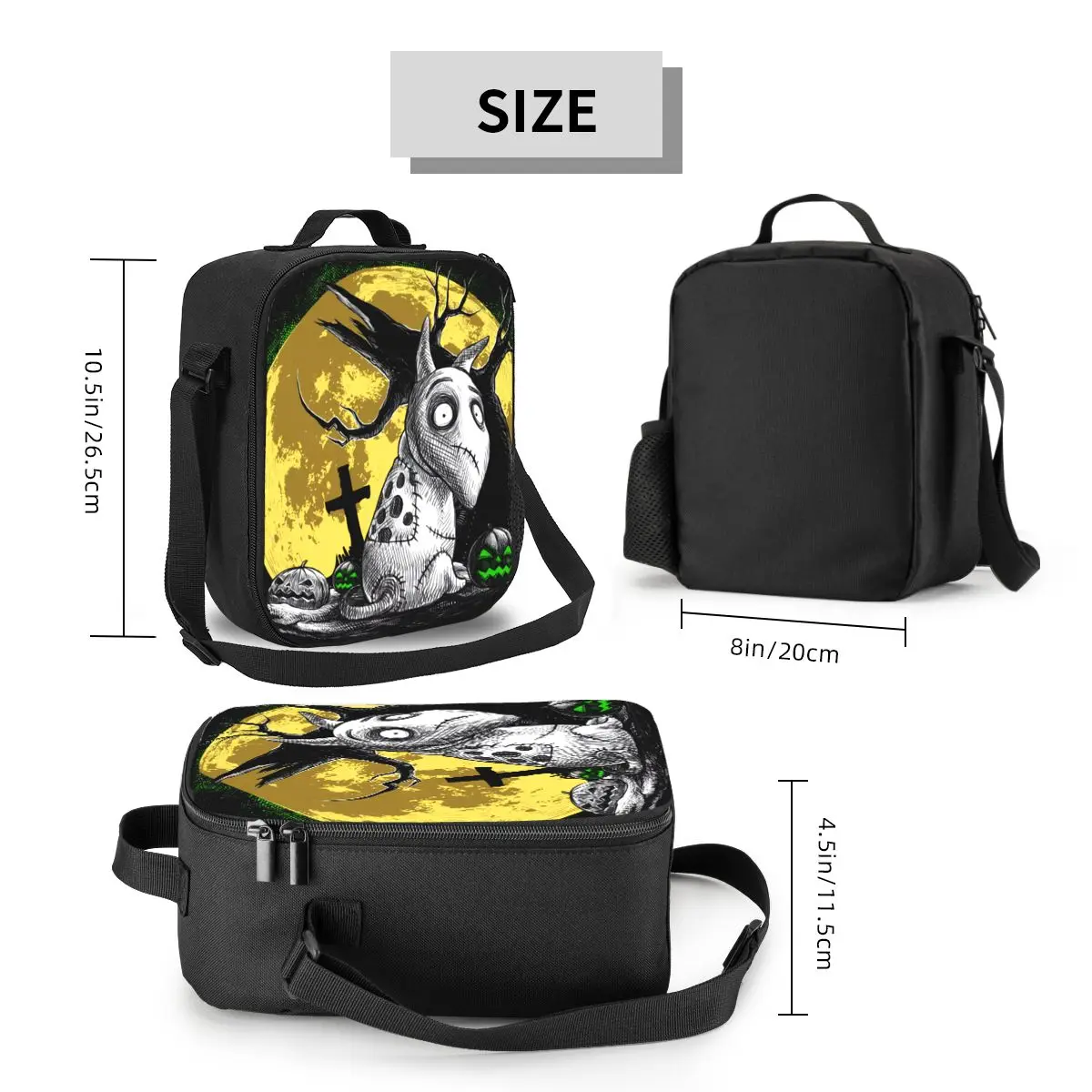 Изготовленный на заказ Хэллоуин французский спальный Ланч-бокс для собак