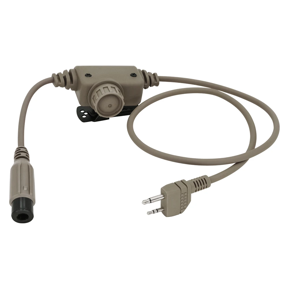 Tactical Military U94 PTT RAC PTT Midland Tactical Headset Adapter for Original PELTOR MAS COMTAC Hunting Headphone Airsoft Nato