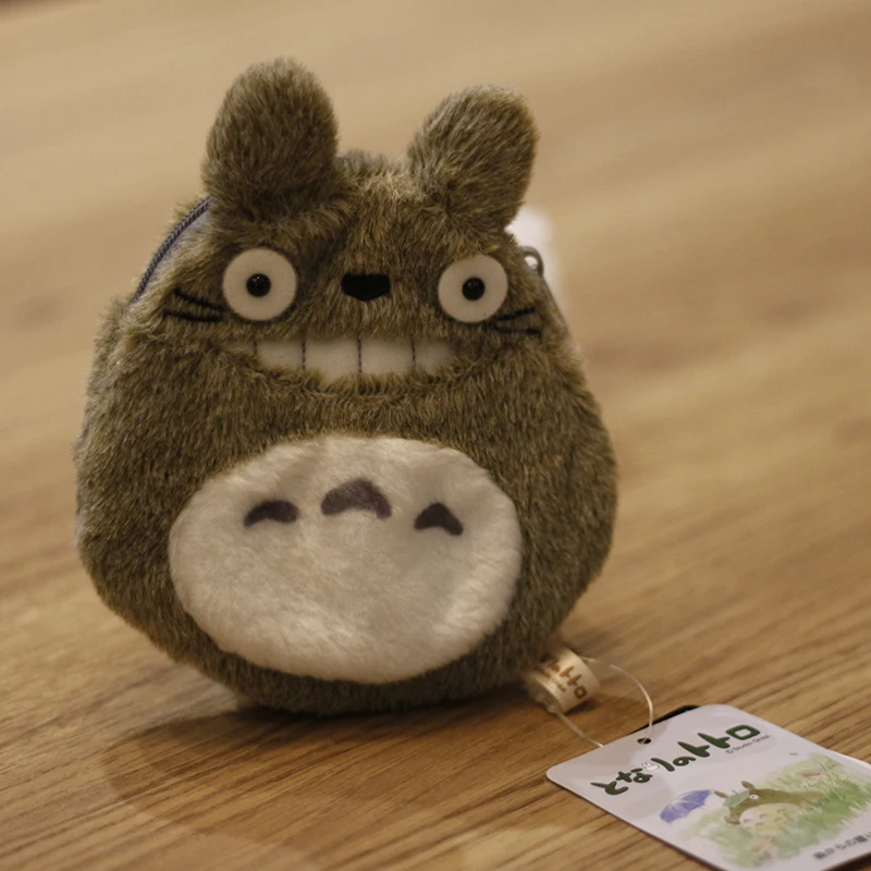 Ghibli Totoro Cute Plush Wallet Clutch Purse Coin Purse Mini Purse Clutch Bag Purse Coin Pouch Crossbody Bags