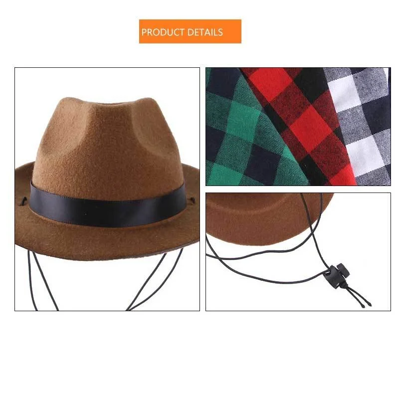 Западный ковбойский Косплей Регулируемая шляпа в форме кота Забавный костюм