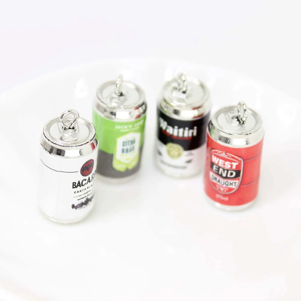 Yamily 10 шт./лот каучуковые банки для напитков спиртовые подвески сережек браслетов