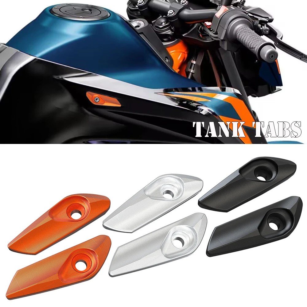 

New Fuel Tank Tabs Decorative Strip For DUKE 790 2017-2020 DUKE890 DUKE 890R 2021-2024 2023 Motorcycle Accessories CNC Aluminium