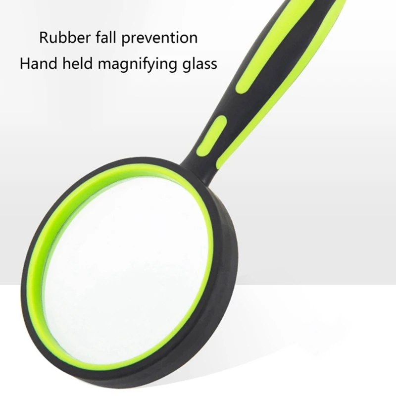 

Portable Magnifying Glass 110Mm Diameter Lens Is Suitable For Reading Books And Newspapers For The Elderly