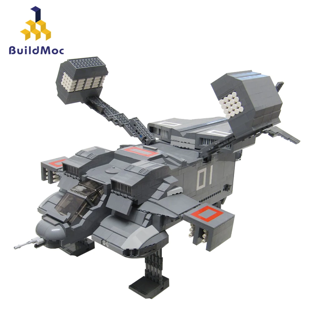 BuildMOC UD-4L Cheyenne Dropship набор строительных блоков научно-фантастический фильм