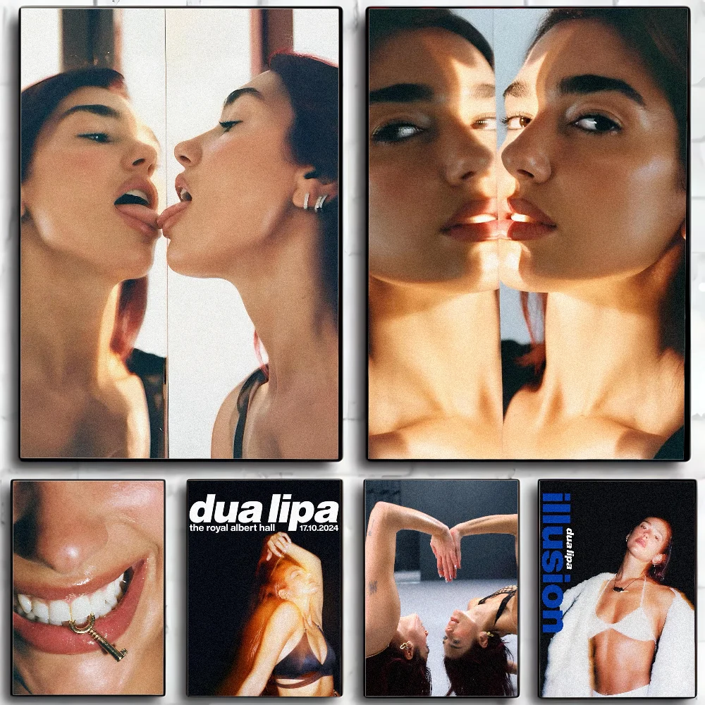 Hou-Houdini Singer D-Dua Lipa постер настенное искусство домашний декор комнаты цифровая