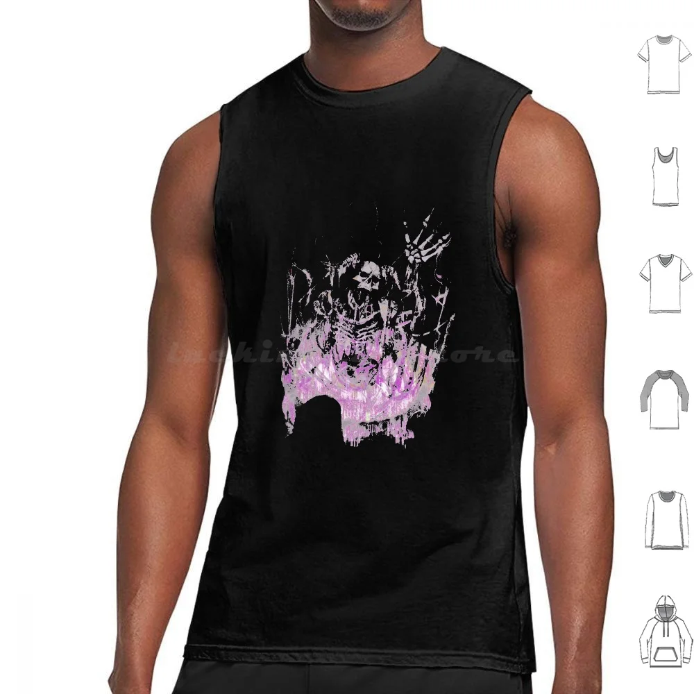 Майка с принтом магический череп черепом