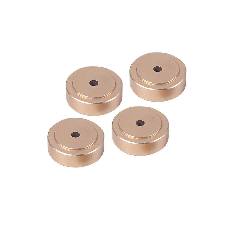 

4pcs Speaker Isolation Anti Vibration Turntable Aluminum Mini Replacement Non Slip CD Player Amplifier Stand Feet Pad Audio