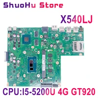 x540lj laptop motherboard i5 5200u 4gb gt920m 2gb for asus x540la x540ld x540l f540lj a540l mainboardtest 100 working features